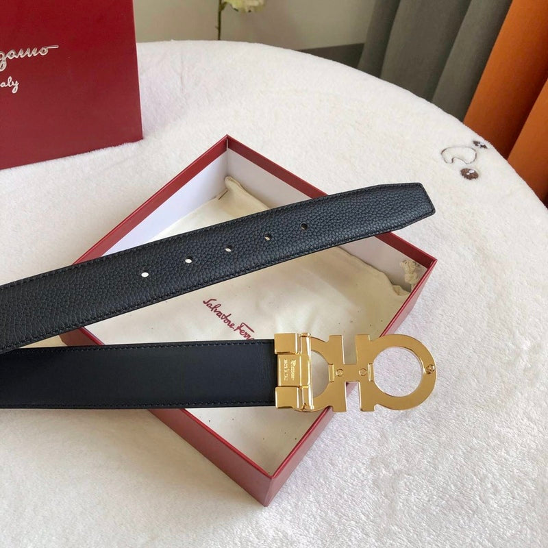 FBL19 Real leather  3.5CM 95-125CM Belt with all packing