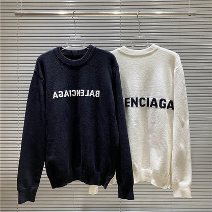 BAC77 New High Quality Sweater Round Neck Top