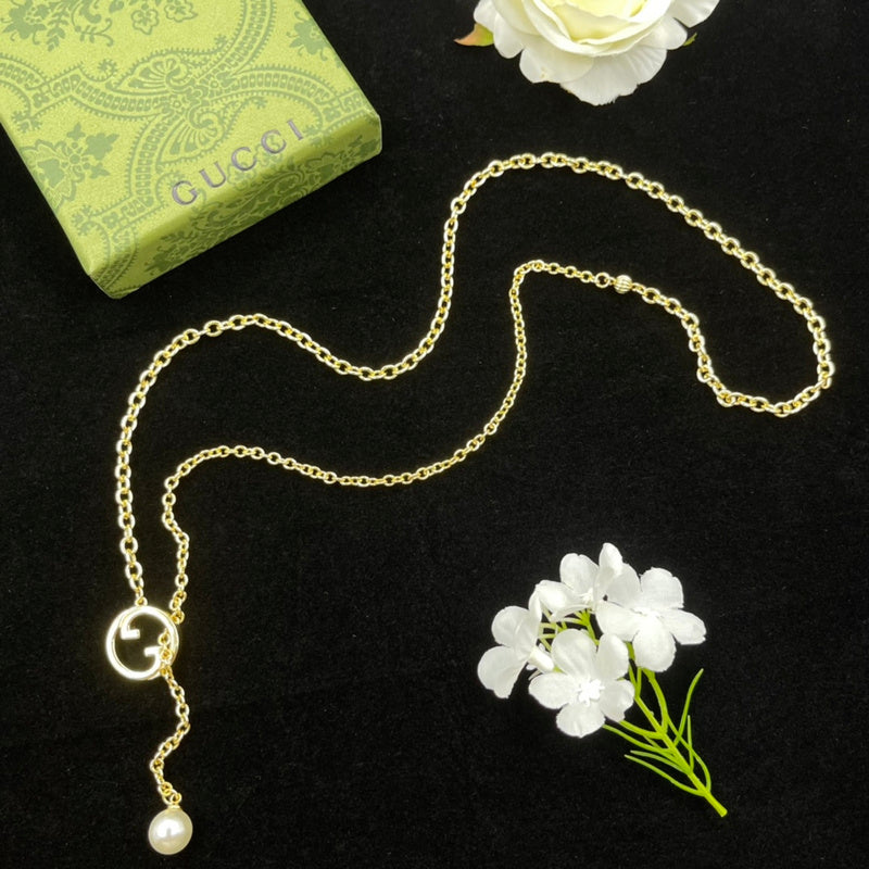 GN35  Necklace 316L steel plating gold Jewelry