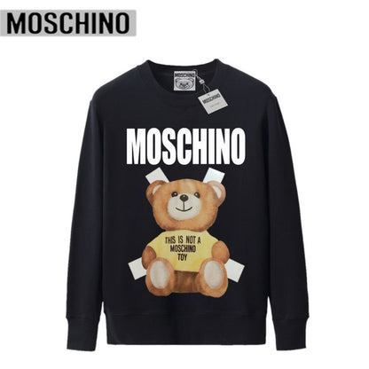 MOC12 Bear terry cotton crew neck sweater for men and women