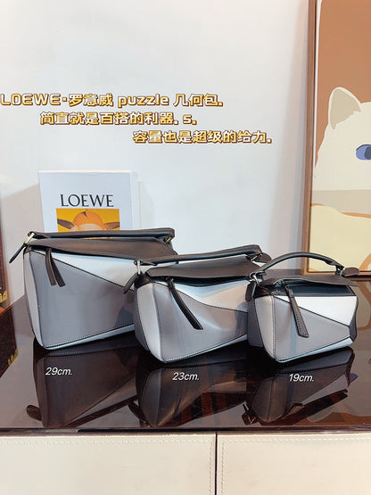 MLP19 Bag 19-12.5-8CM 23-16-10CM 29-19-14CM Leather shoulder Bags With Box