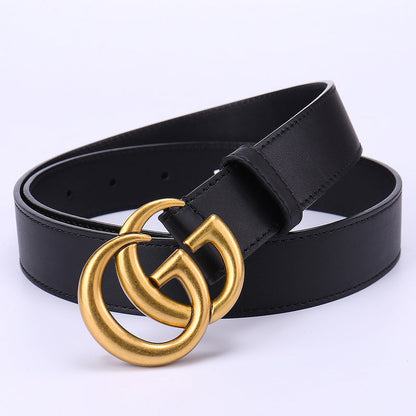 GCBL14 wide 2.0cm 3.0cm 3.5cm 4.0cm total length 95-125cm Leather Belt High Quality With packing