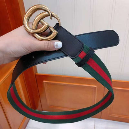 GCBL15 wide 3.8cm total length 100-125cm Leather Belt High Quality With packing