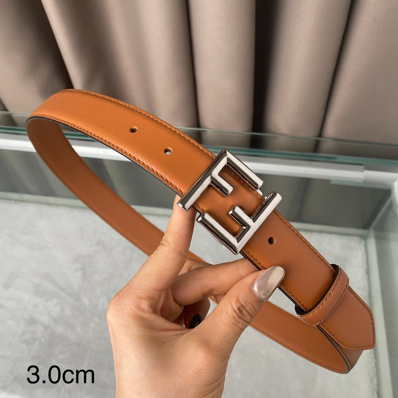 FBL17 wide 3.0CM OR 3.5CM total length 95-125cm Leather Belt High Quality With packing