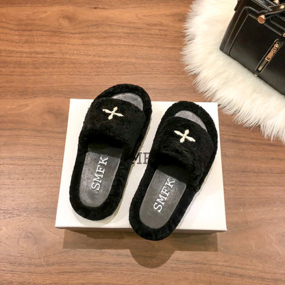 MSS2 Leather slippers Women shoes 35-40 With box