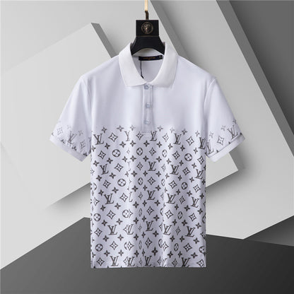 LVC178 Men's short sleeved lapel polo shirt clothing