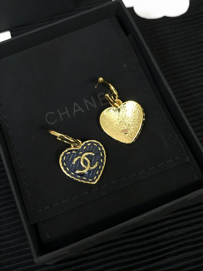 A991 Women's fashion heart-shaped drip earrings jewelry