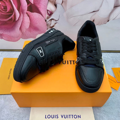 LLS3 High quality leather shoes women 35-41 or man 40-45 with box