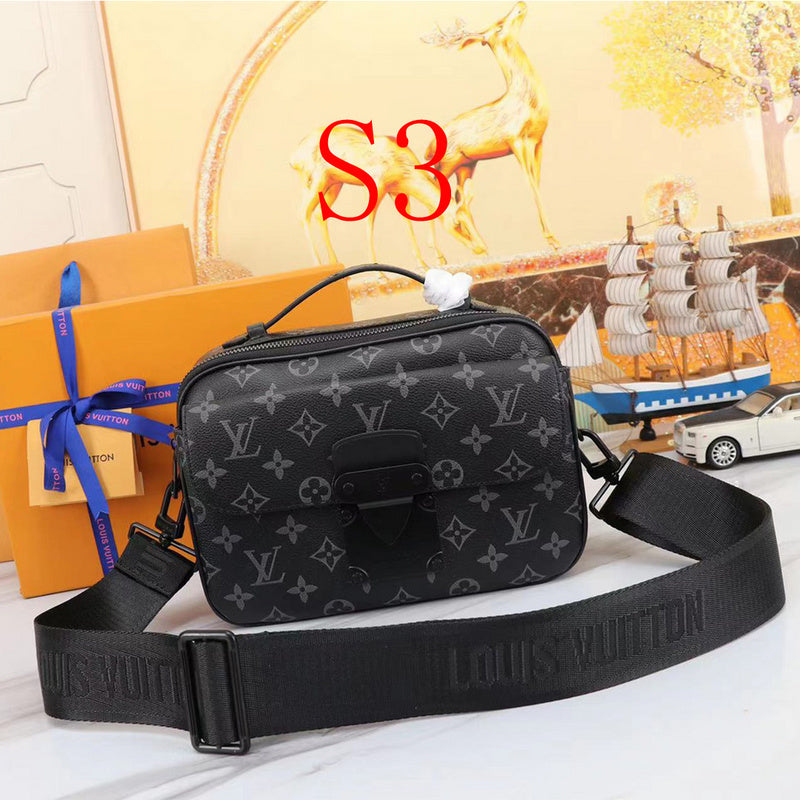 GLP066  High quality leather bag men bag  22 x 18 x 8CM