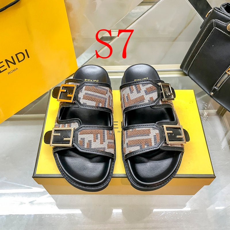 MFS5 Leather slippers Women shoes 35-40 With box