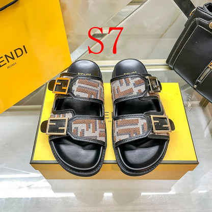 MFS5 Leather slippers Women shoes 35-40 With box