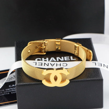 CB6 Bracelet 316L steel plating gold Bangle Jewelry