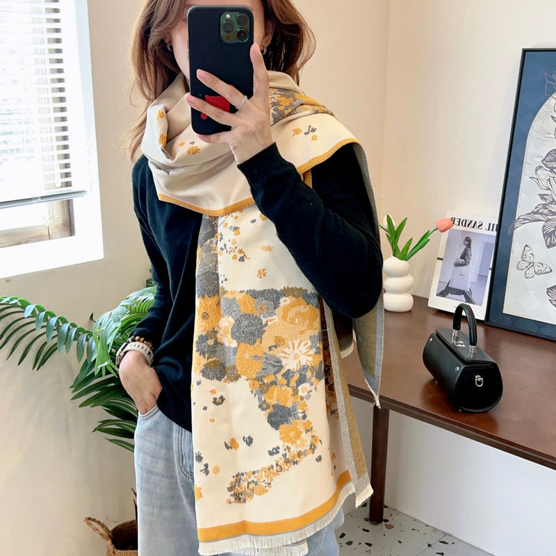 XHC5 Cashmere blend 65-180CM Scarf