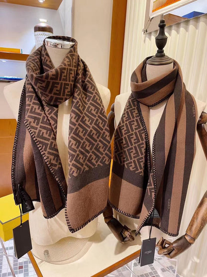 XFC8 Cashmere blend 30-180CM Scarf