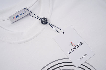 MOC09 New  Men's and women's letter embroidery short-sleeved T-shirt clothing