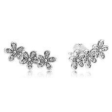 PDE100 pandora s925 Sterling Silver Earrings 1:1 Quality for women