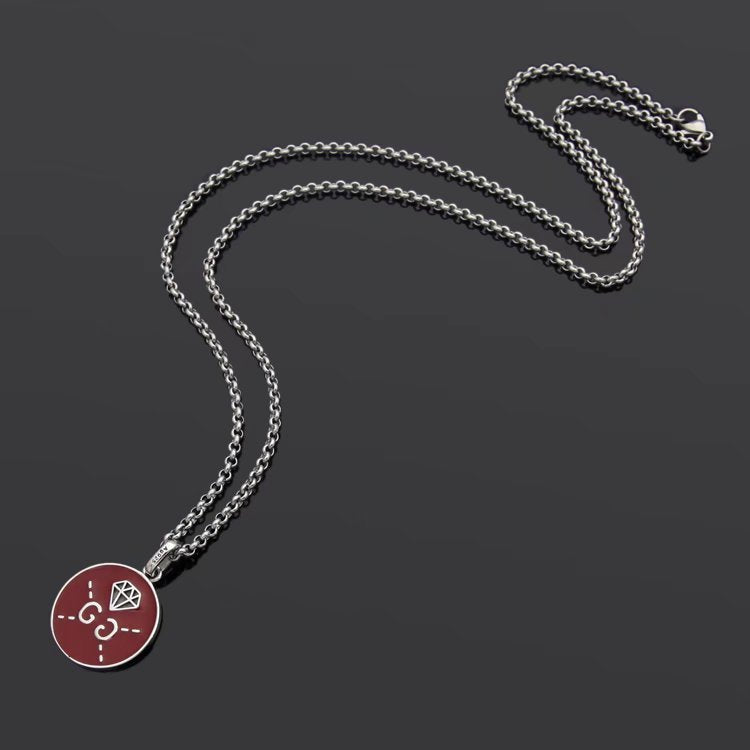 GN01   Round pendant necklace jewelry