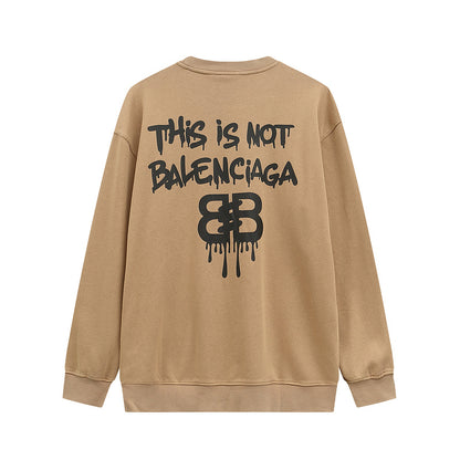 BAC101 New men and women‘s ’long sleeved pullover sweatshirt Clothing