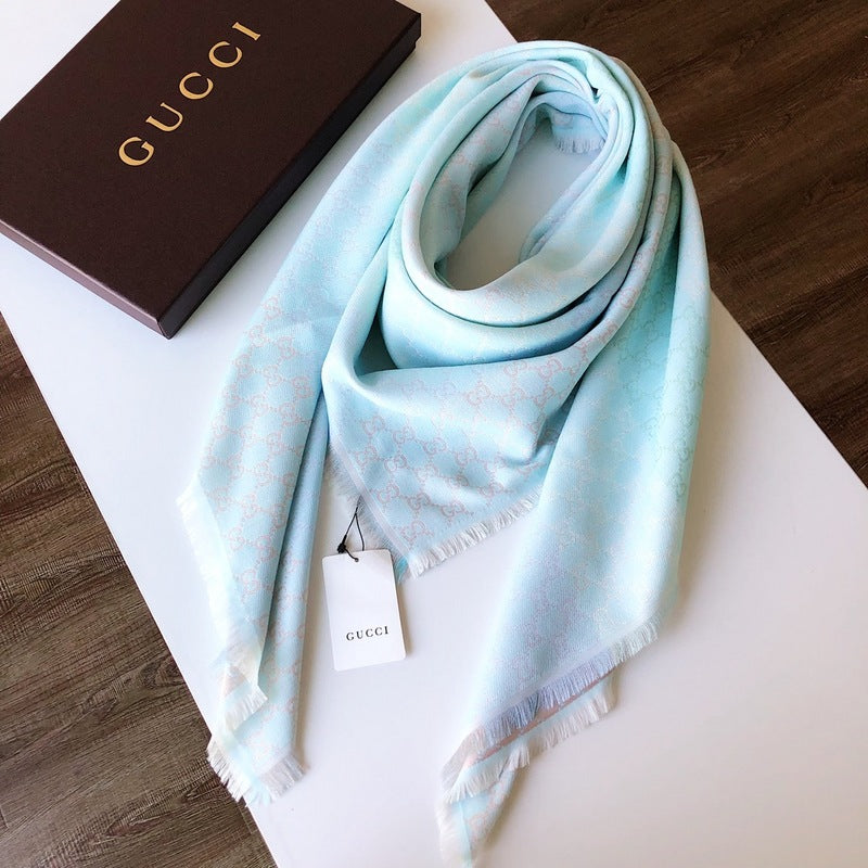 XGC3 Hidh quality 60% silk 40% wool Scarf