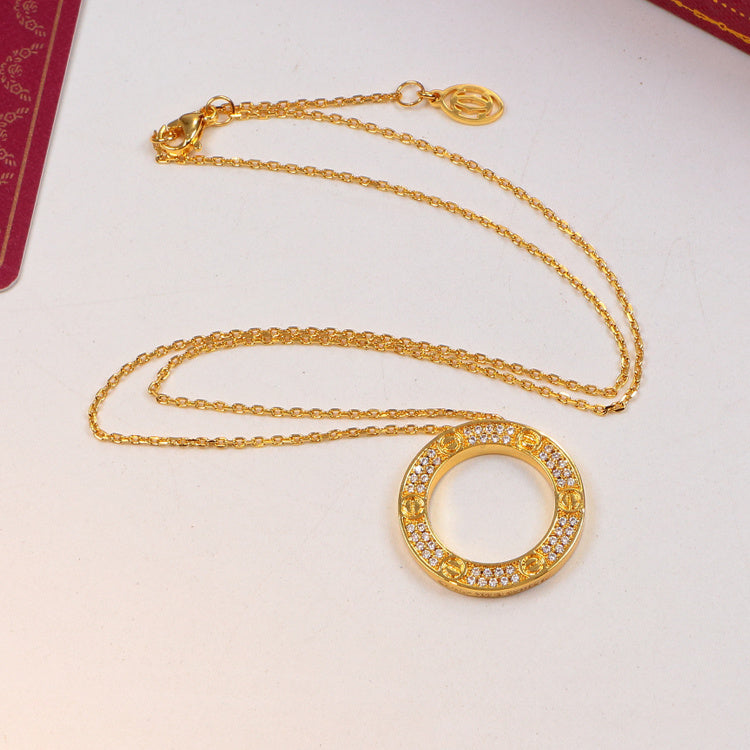 CAN10 Necklace 316L steel plating gold necklaces Jewelry