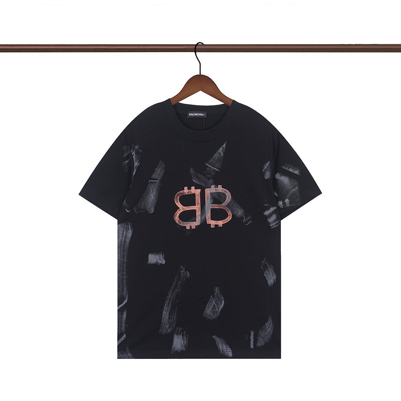 BAC98 New  Men's and women's letter T-shirt Clothing