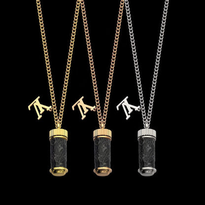 LVN04   Bullet Pendant Necklace Jewelry