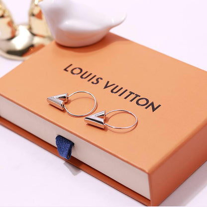 LVE11 Classic Ring Earrings for women 316L steel and gold plated top quality   Jewelry