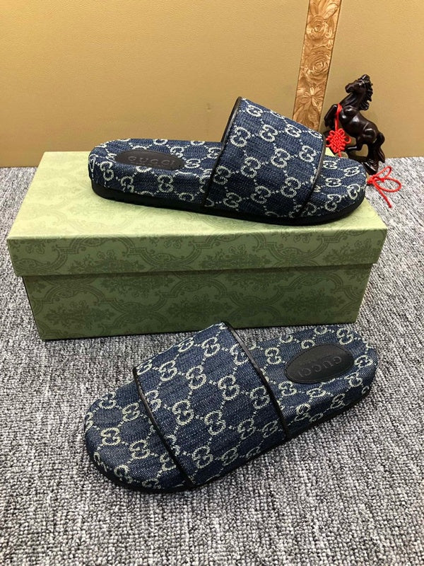 YGS12 shoes man and women slippers with all packaging