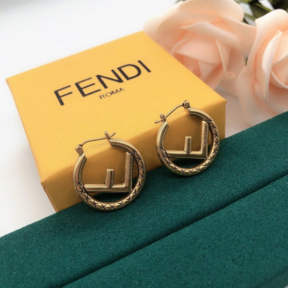 FE4 Classic Women's Letter Earrings  Jewelry