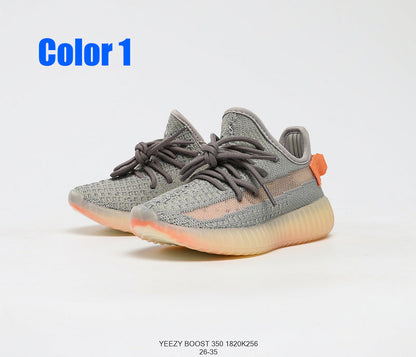 BYS14 yeezy Children's 350 shoes kids 26-35 shoes with box