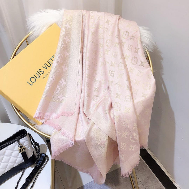 LSC2 Silk cotton 70-180CM scarf Can choose box