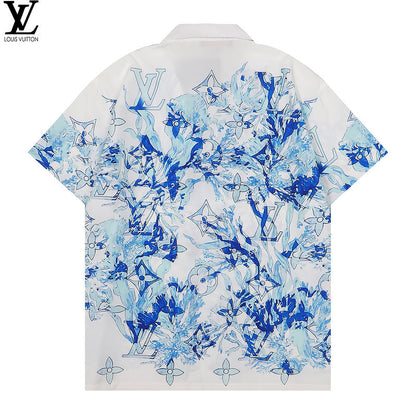 LVC02 New Fashion Summer Suit Short Sleeve Shirt Shorts