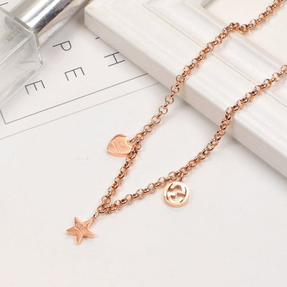 GCN12 Necklace copper plating gold Jewelry