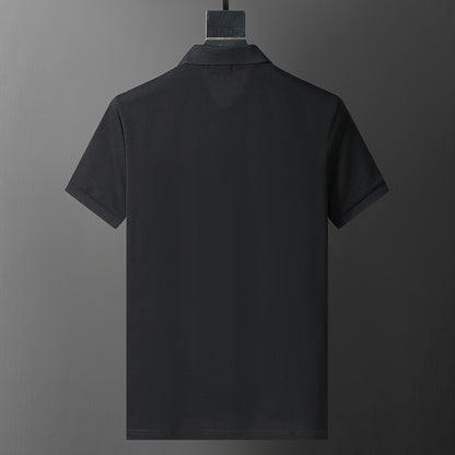 MOC017  Men's short sleeved lapel polo shirt clothing