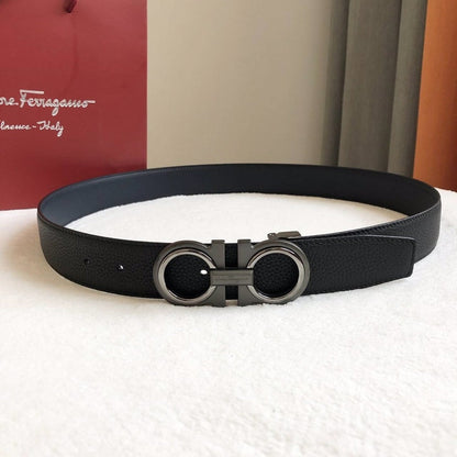 FBL19 Real leather  3.5CM 95-125CM Belt with all packing