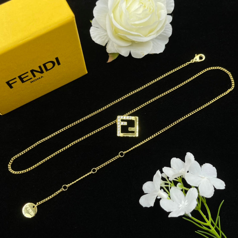 FEN1  Necklace 316L steel plating gold Jewelry