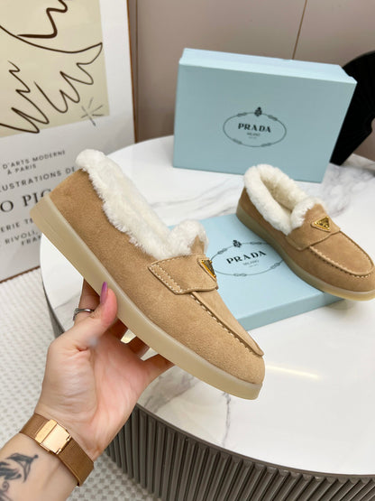 BPS8 Wool Women 35-42 Leather Shoes with box