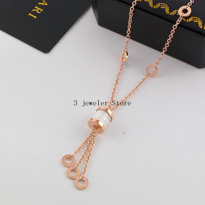 BVN6 Necklace 316L steel plating gold Jewelry