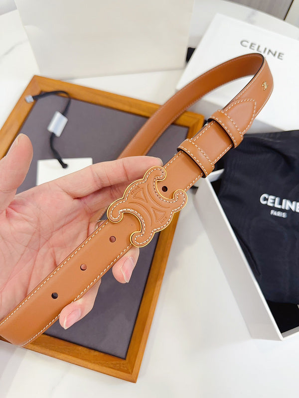 CEBL7 Real leather 2.5CM 95-110CM Belt with all packing