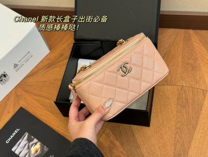 ACP8 Leather Bag 17-11CM Cosmetic Bag with box