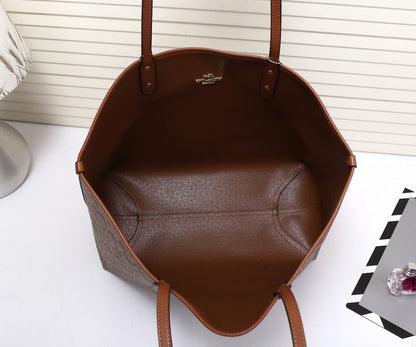 GOP1 High quality Leather 34-28-14CM Bag Open 42CM