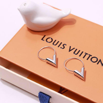 LVE11 Classic Ring Earrings for women 316L steel and gold plated top quality   Jewelry