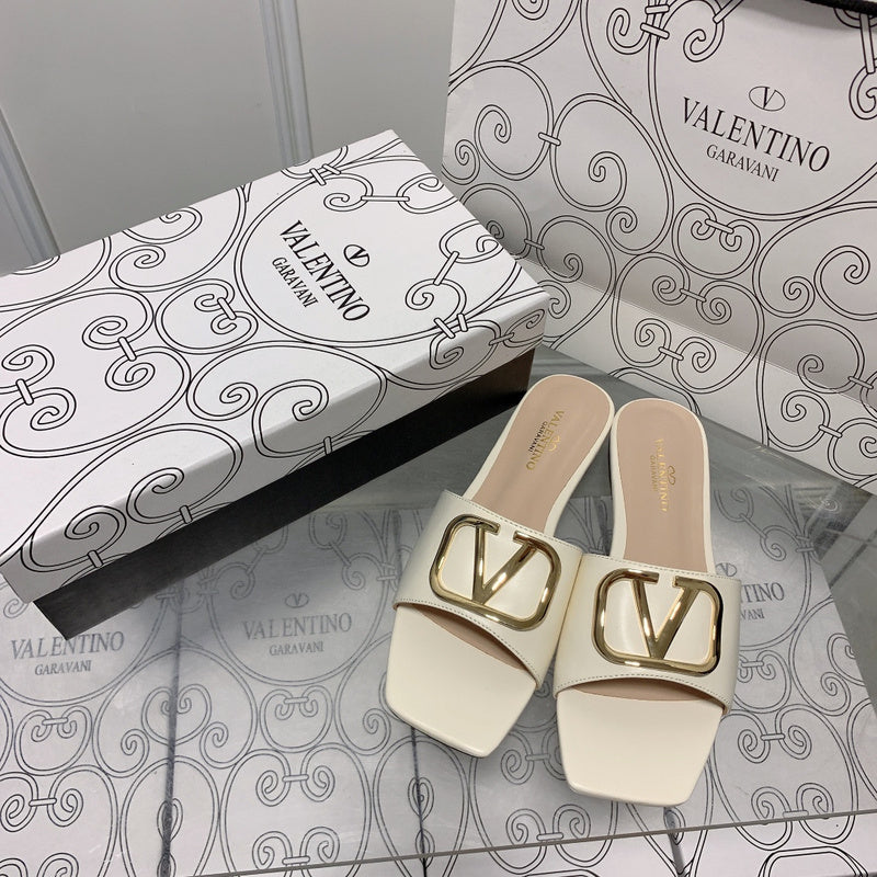 MVS13 Leather slippers Women shoes 35-40 With box