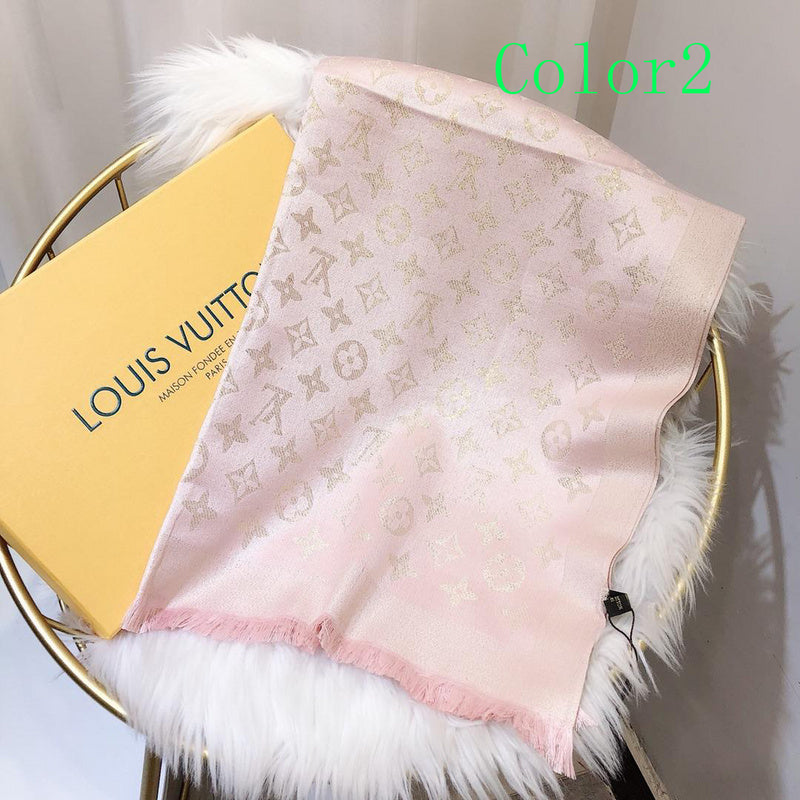 LSC2 Silk cotton 70-180CM scarf Can choose box