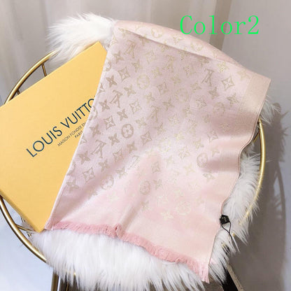 LSC2 Silk cotton 70-180CM scarf Can choose box