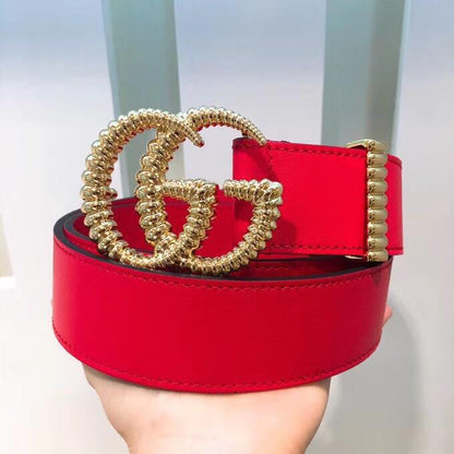 gcbl17 wide 3.8cm total length 95-110cm Belt wonderful winder High Quality fashion gold buckle Belt