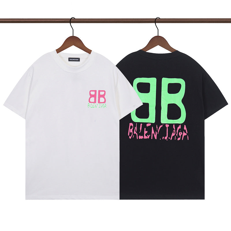 BAC94 New  Men's and women's letter T-shirt Clothing