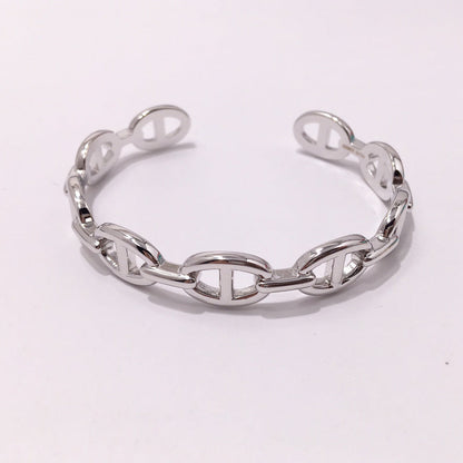 HB45 Bracelet 316L steel plating gold Bangle Jewelry