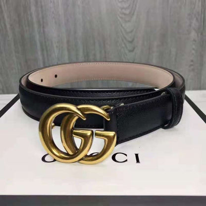 GCBL24 wide Real Leather 2.5CM total length 95-110cm Belt with all packing