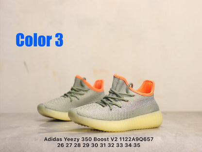 BYS11 yeezy Children's 350 shoes kids 26-35 shoes with box